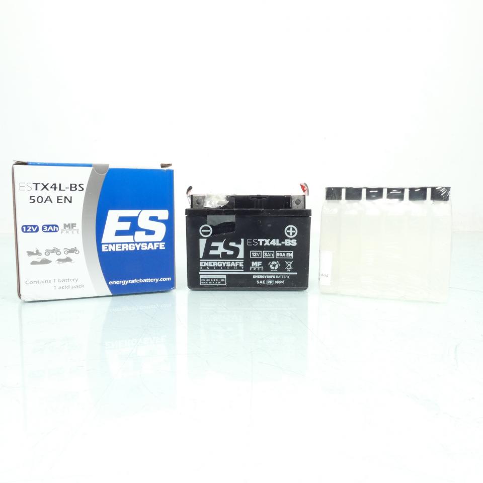 Batterie Energysafe pour Moto Yamaha 600 Xt K 1990 à 1994 YTX4L-BS / 12V 3Ah Neuf