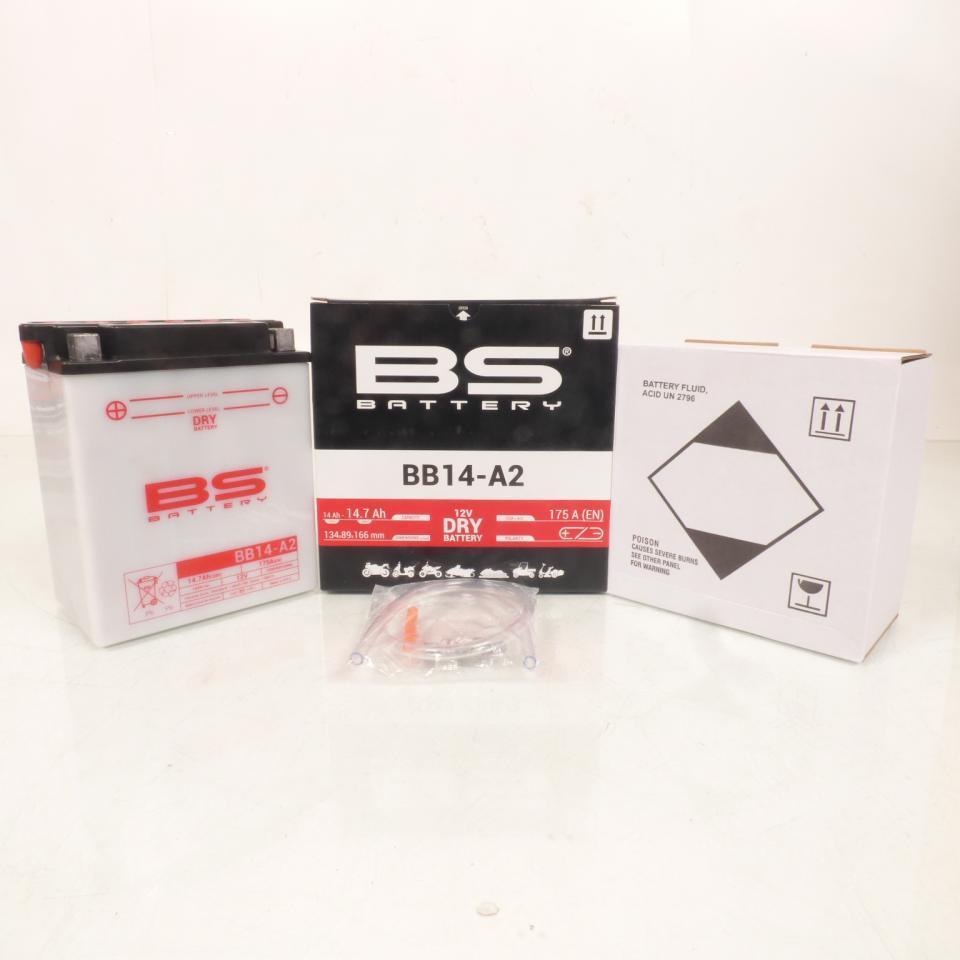 Batterie BS Battery pour Quad Hytrack 250 Hy 265 H 2004 à 2005 YB14-A2 / 12V 14Ah Neuf