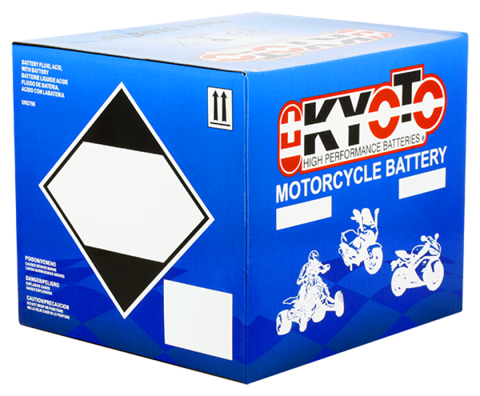 Batterie Kyoto pour Moto Yamaha 50 Fs1E Dx 1976 à 1979 6N4A-4D / 6V 4Ah Neuf