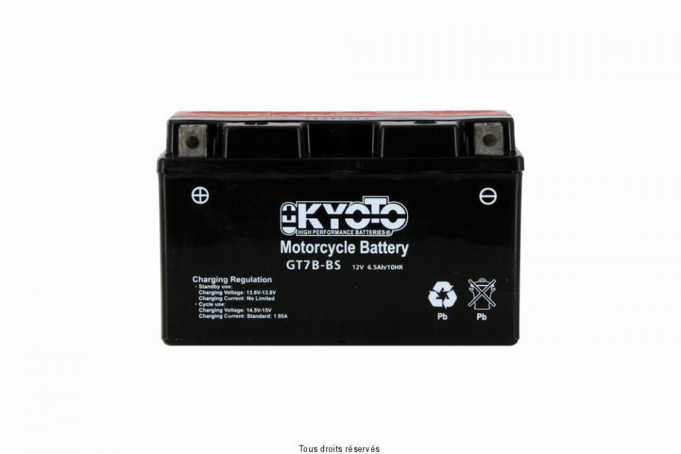 Batterie Kyoto pour Scooter Yamaha 125 Hw Xenter 2012 à 2019 YT7B-BS / 12V 6,5Ah Neuf
