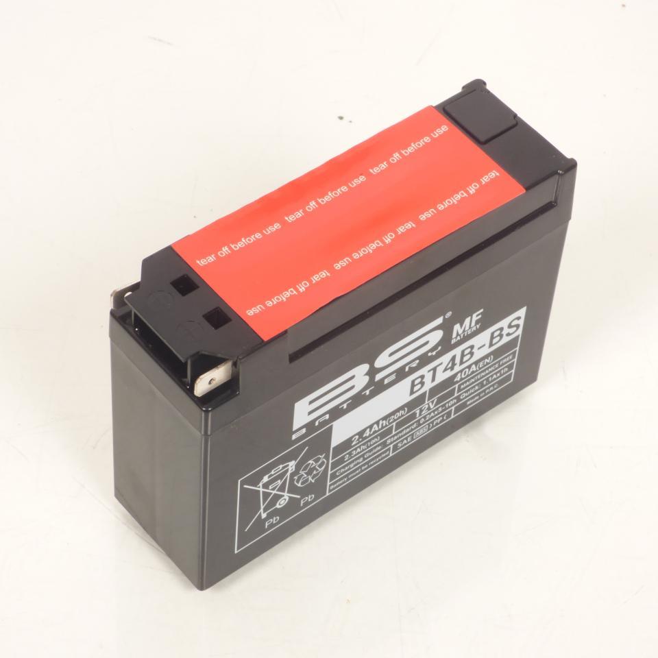 Batterie BS Battery pour Moto Yamaha 500 SR 1996 à 2000 YT4B-BS / 12V 2.3Ah Neuf