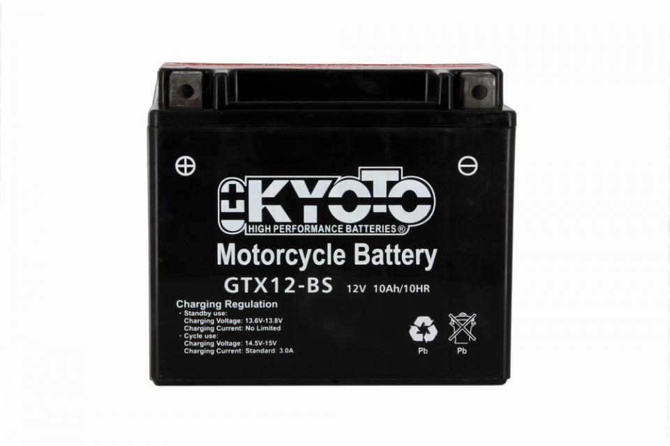 Batterie Kyoto pour Moto Kawasaki 800 Vulcan 2004 à 2006 YTX12-BS Neuf