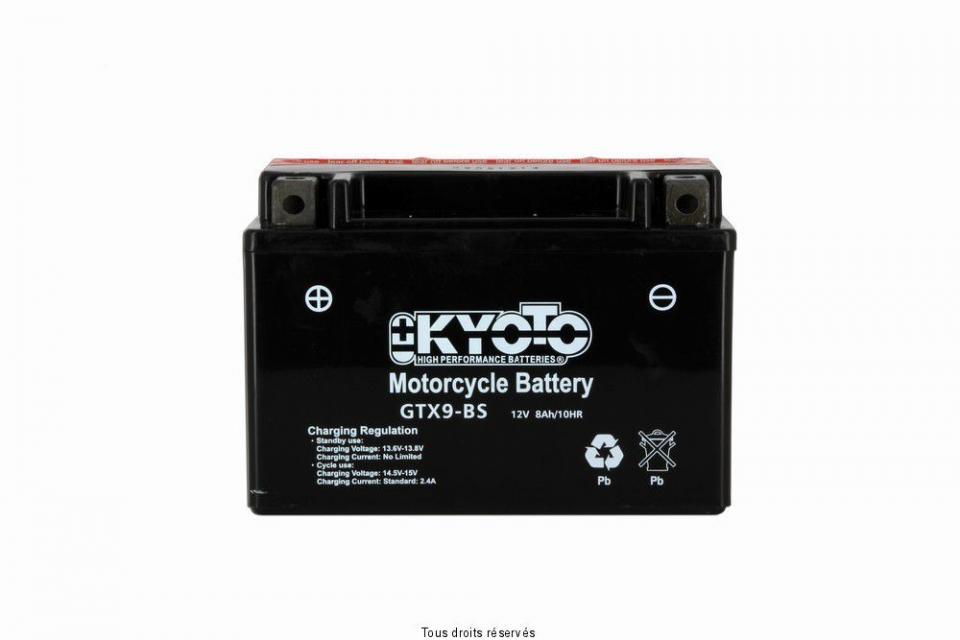 Batterie Kyoto pour Scooter Zhongneng 125 ZN125T11 Après 2006 YTX9-BS / 12V 8Ah Neuf