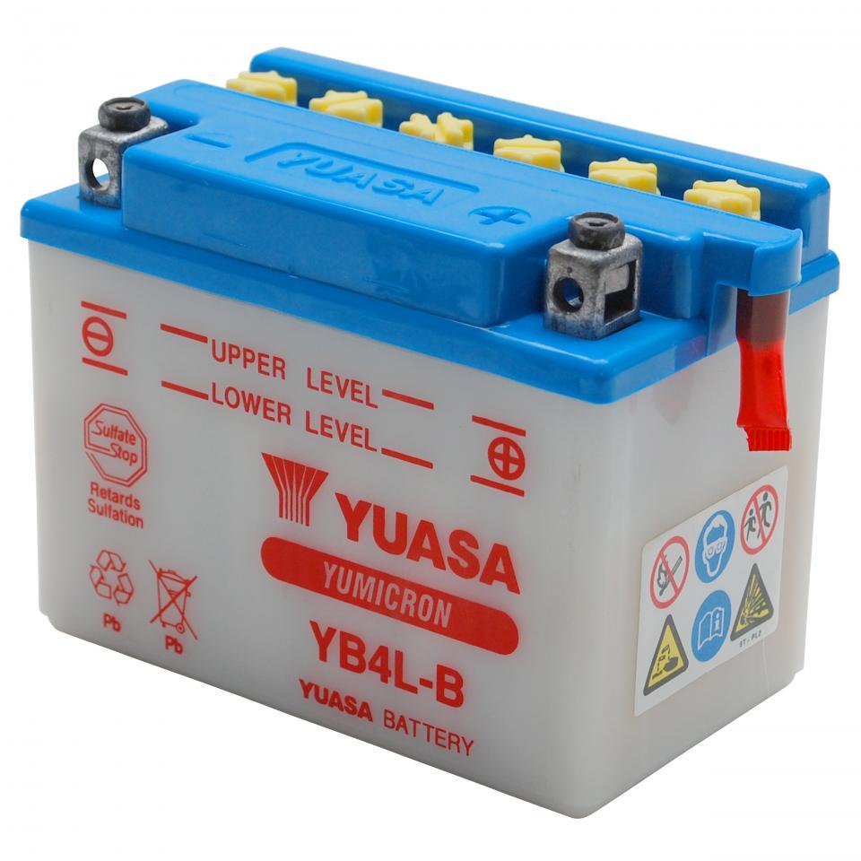 Batterie Yuasa pour Scooter Yamaha 50 Sh Mint 1993 à 1995 YB4L-B / 12V 4Ah Neuf