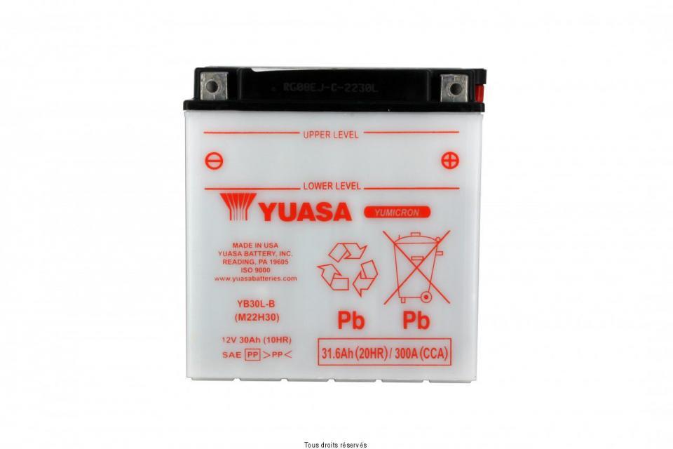 Batterie Yuasa pour Buggy Polaris 900 RZR 2011 à 2014 YB30L-B / 12V 30Ah Neuf