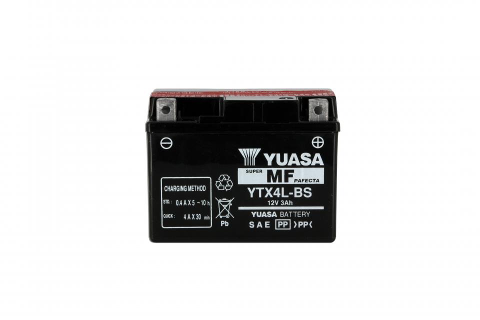 Batterie Yuasa pour Moto Husqvarna 350 Fc 4T 2014 à 2015 YTX4L-BS / 12V 3Ah Neuf