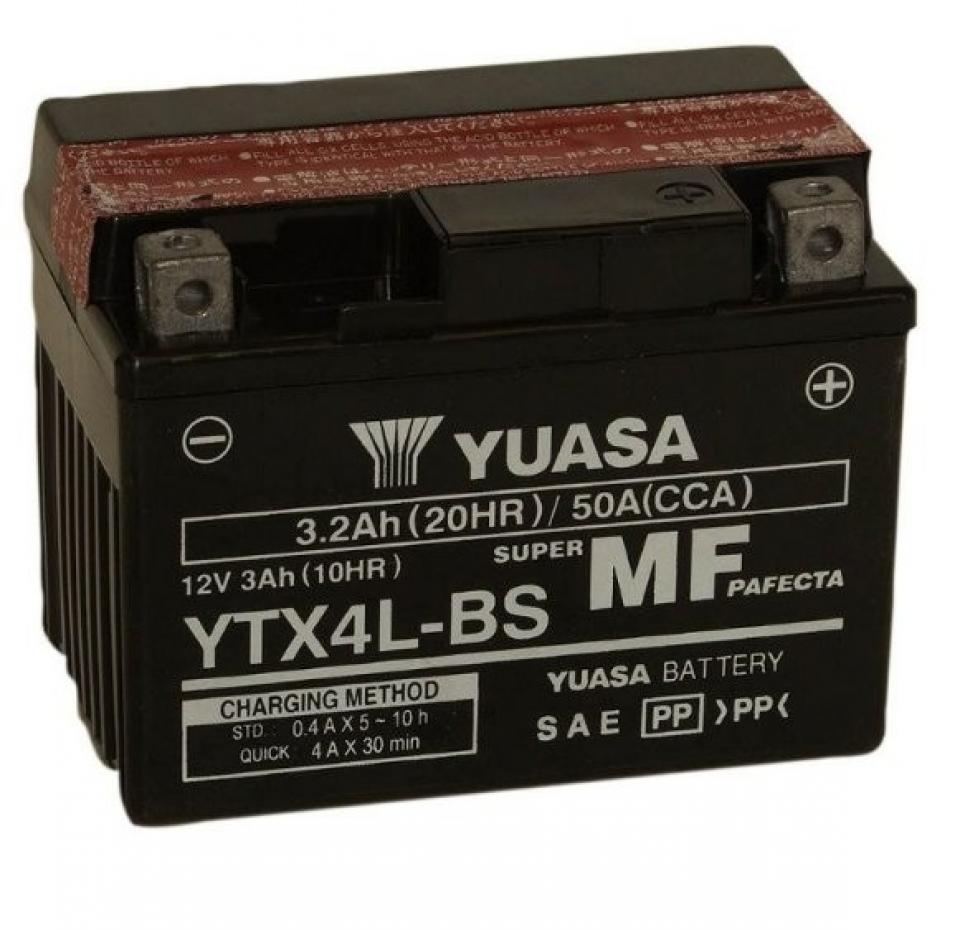 Batterie Yuasa pour Scooter Hyosung 50 CAB 1997 YTX4L-BS Neuf