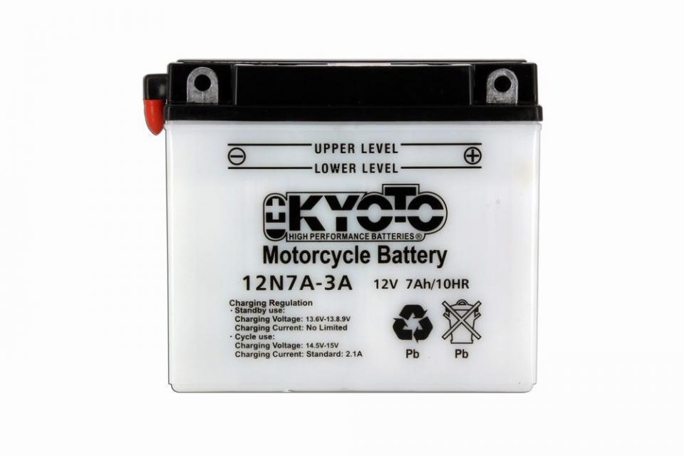 Batterie Kyoto pour Moto Sym 125 Wolf 2005 à 2010 14N7A-3A / 12V 7Ah Neuf