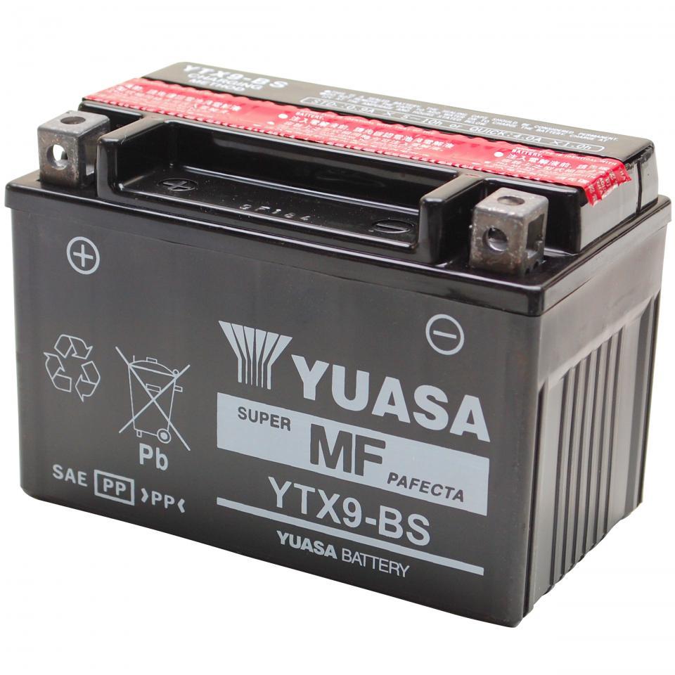 Batterie Yuasa pour Scooter Chinois 125 GY6 Avant 2020 YTX9-BS / 12V 8Ah Neuf