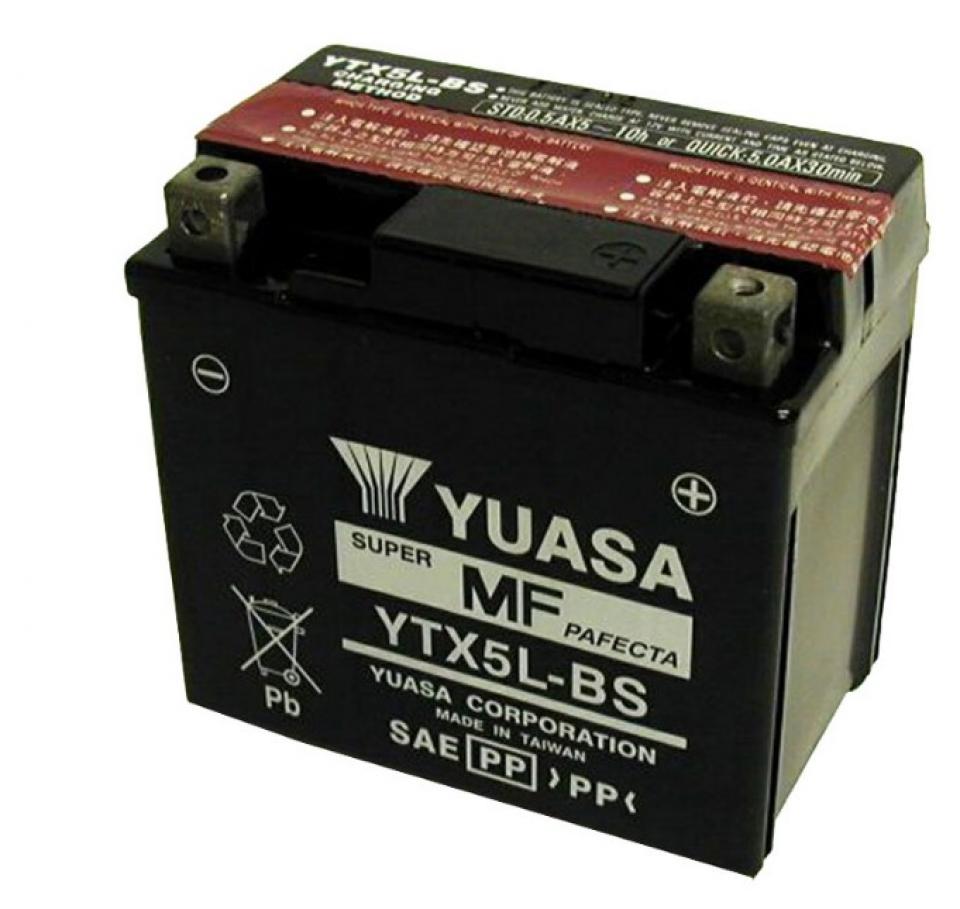 Batterie Yuasa pour Moto Husaberg 400 Fe E/S 2000 à 2003 YTX5L-BS / 12V 4Ah Neuf