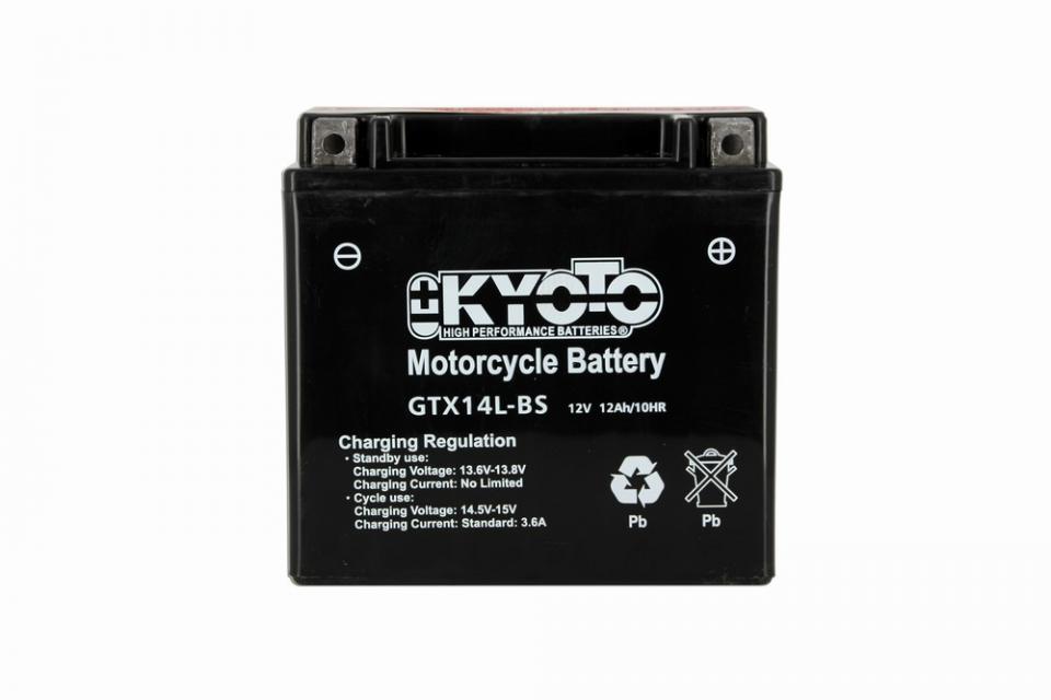 Batterie Kyoto pour Moto Harley Davidson 500 Xg Street 2015 à 2019 YTX14L-BS / 12V 12Ah Neuf