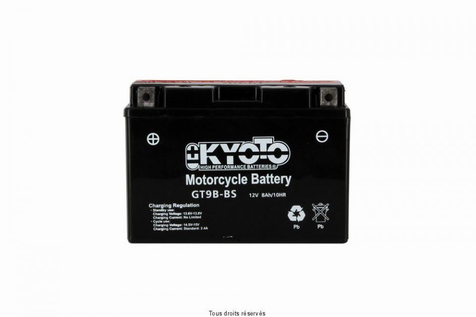 Batterie Kyoto pour Scooter MBK 125 Ypr Evolis 2014 à 2016 YT9B-BS / 12V 8Ah Neuf