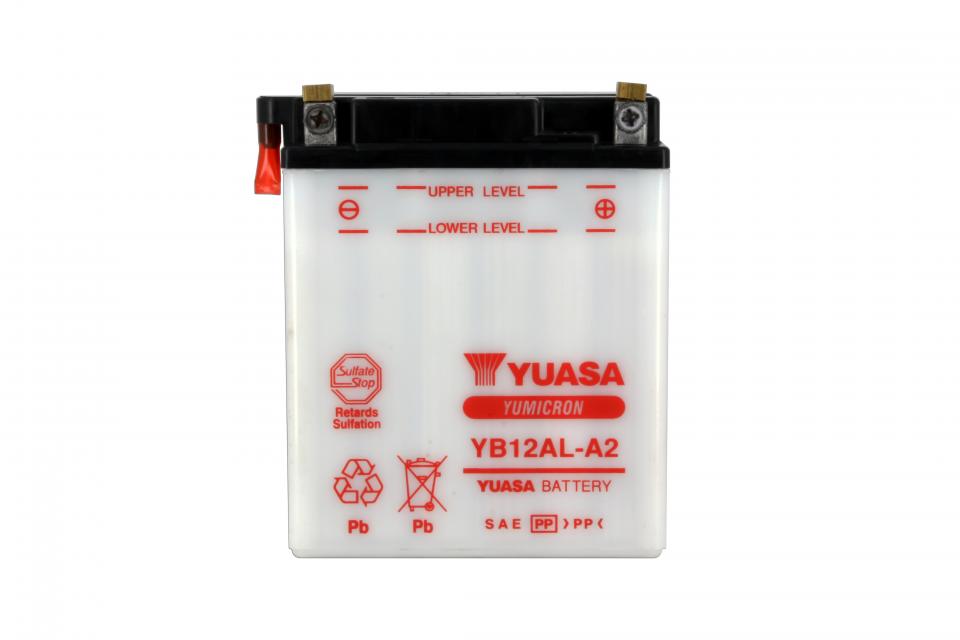 Batterie Yuasa pour Scooter Aprilia 250 Atlantic Ie 2007 à 2008 YB12AL-A2 / 12V 12Ah Neuf