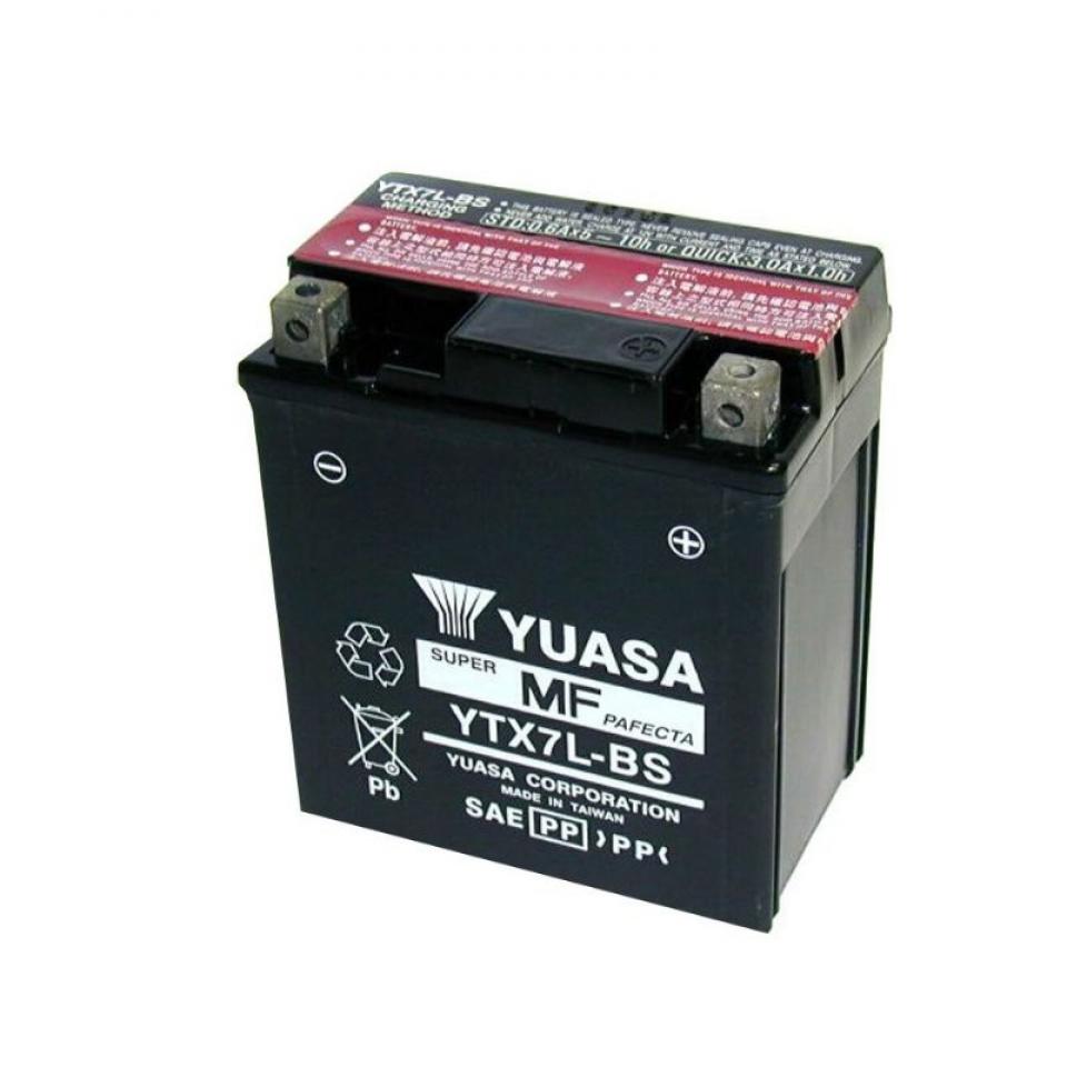 Batterie Yuasa pour Moto Yamaha 125 Xt X 2005 à 2010 YTX7L-BS / 12V 6Ah Neuf