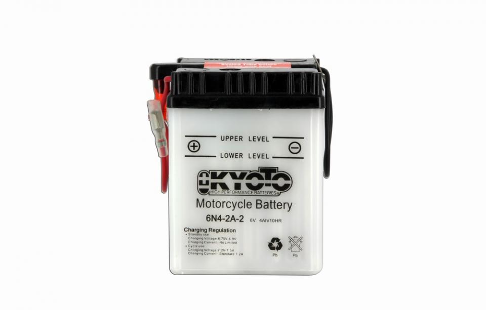 Batterie Kyoto pour Moto Yamaha 50 YSR 1987 à 1992 6N4-2A-2 / 6V 4Ah Neuf