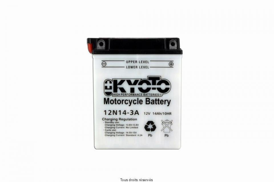 Batterie Kyoto pour Auto Yamaha 650 1975 à 1983 Neuf