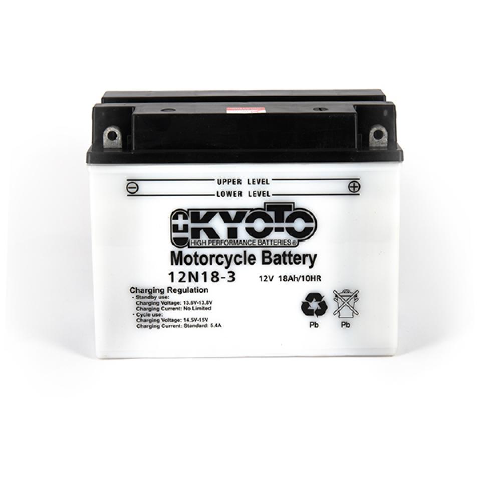 Batterie Kyoto pour Auto 12N18-3 / 12V 18Ah Neuf