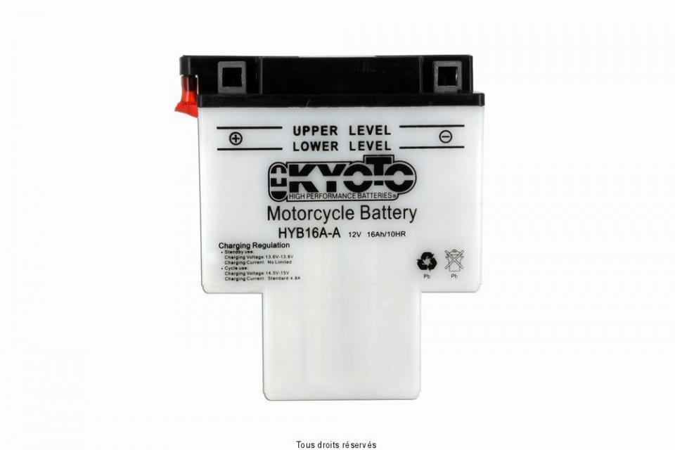 Batterie Kyoto pour Moto Honda 1100 Vt C3 Shadow 1998 à 2001 HYB16A-A / 12V 16Ah Neuf