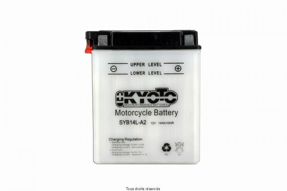 Batterie Kyoto pour Moto Honda 750 Vf S Sabre 1982 SYB14L-A2 / 12V 14Ah Neuf