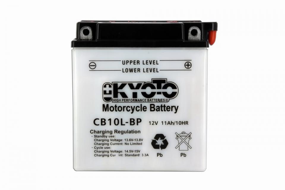 Batterie Kyoto pour Scooter Piaggio 125 Liberty S 2006 à 2008 YB10L-BP / 12V 11Ah Neuf