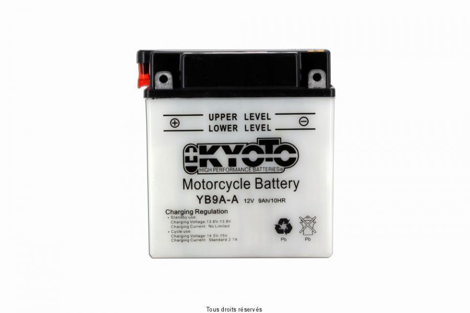 Batterie Kyoto pour Quad Suzuki 160 Lt-F Quadrunner 1990 à 2004 YB9A-A / 12V 9Ah Neuf