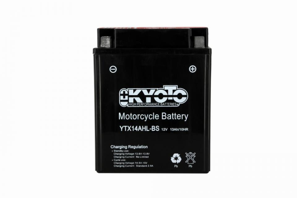 Batterie Kyoto pour moto pour moto Guzzi 750 Nevada Ie Aquila Nera 2012-2015 YTX14AH-LBS / 12V 12Ah Neuf