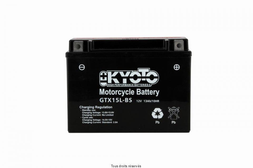 Batterie Kyoto pour Quad CAN-AM 650 DS X 2007 YTX15L-BS / 12V 13Ah Neuf