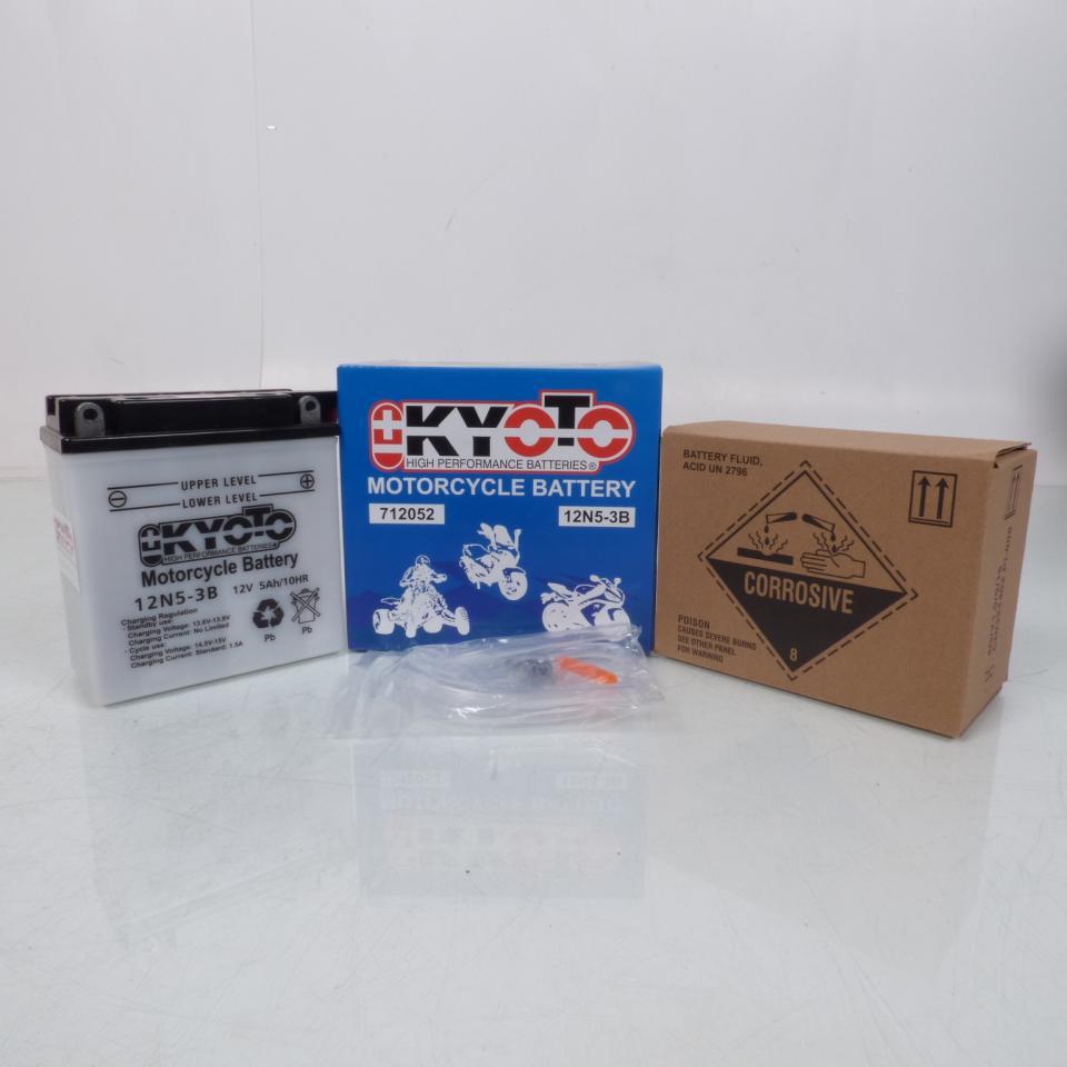 Batterie Kyoto pour Moto Suzuki 600 DR 1985 à 1989 12N5-3B Neuf