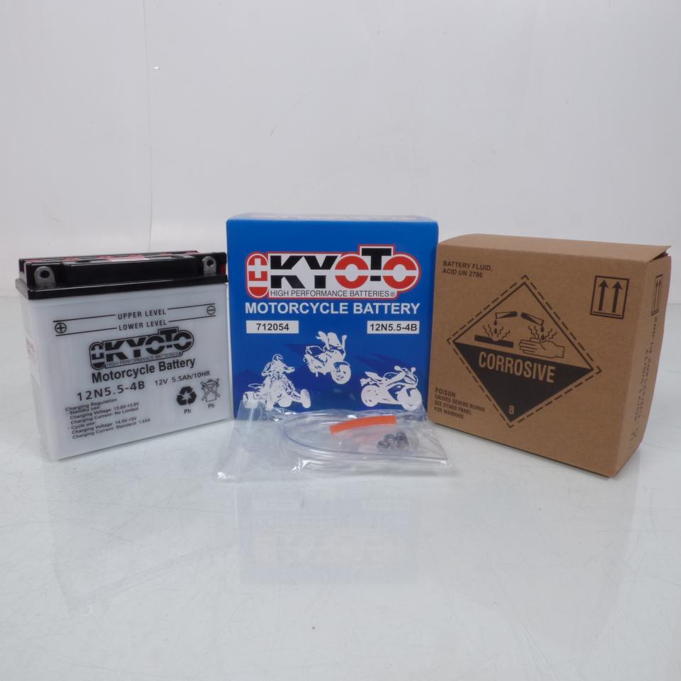 Batterie Kyoto pour Moto Yamaha 125 DTRE 1989 à 2003 12N5.5-4B / 12V 5.5Ah Neuf