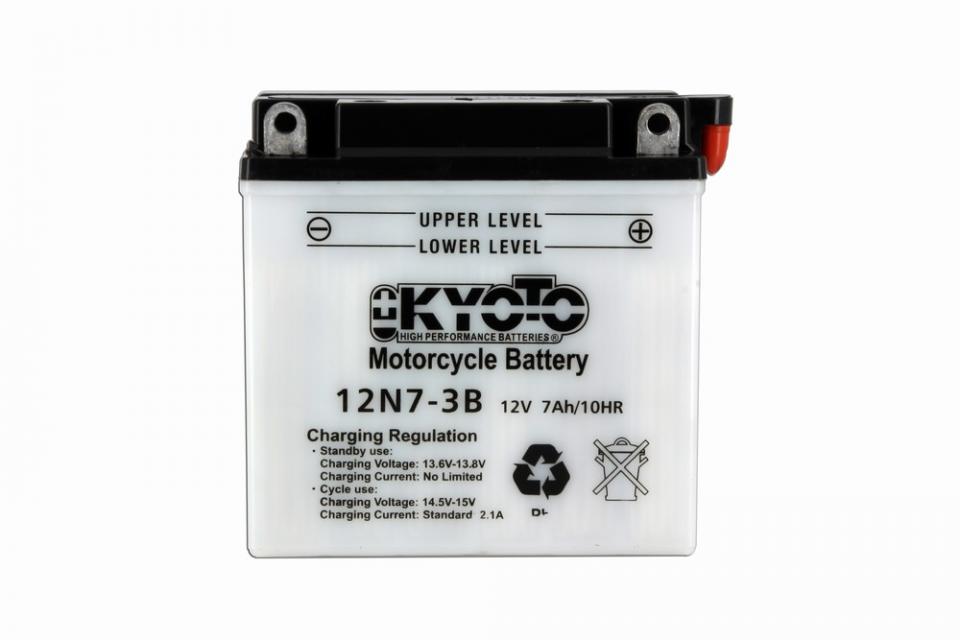 Batterie Kyoto pour Moto Yamaha 500 SR 1978 à 1995 12N7-3B / 12V 7Ah Neuf