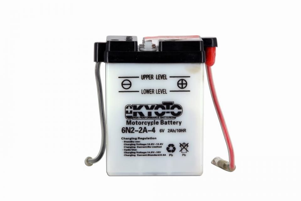 Batterie Kyoto pour Moto Suzuki 400 GSX FWS 1980 à 1984 6N2-2A-4 / 6V 2Ah Neuf