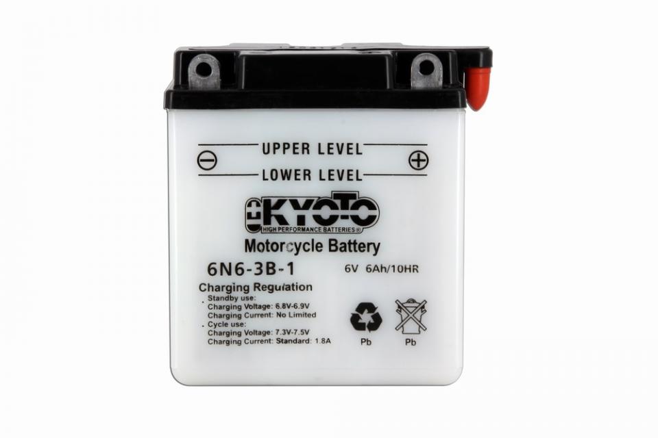 Batterie Kyoto pour Moto Yamaha 500 XT 1983 à 1985 6N6-3B-1 / 6V 6Ah Neuf