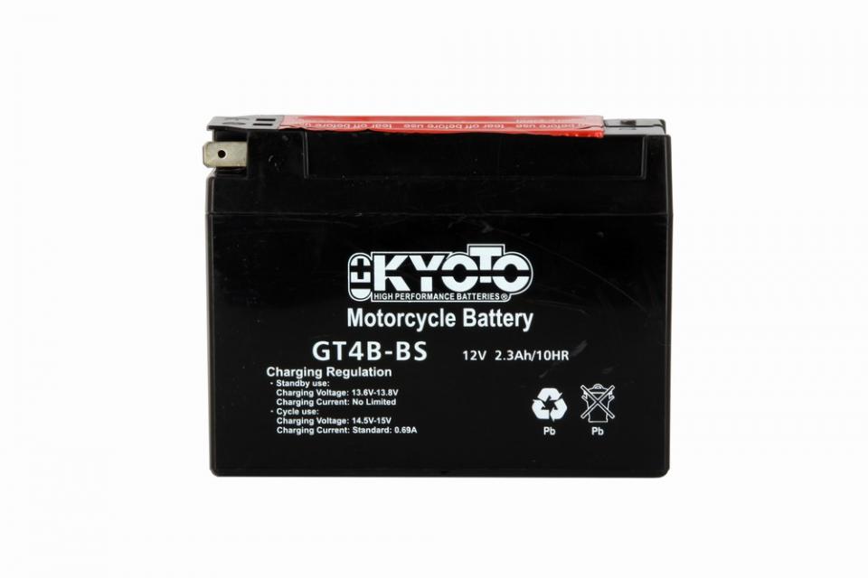 Batterie Kyoto pour Moto Yamaha 400 SR 2014 à 2017 YT4B-BS / 12V 2.3Ah Neuf