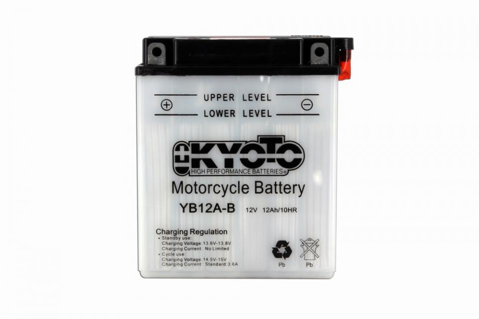 Batterie Kyoto pour Moto Honda 450 Cb Sg Sj 1986 à 1992 YB12A-B / 12V 12Ah Neuf