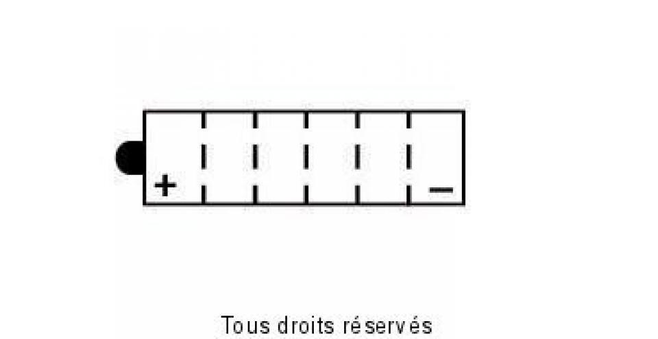 Batterie Motorcycle Battery pour Auto YB12C-A / 12V 12Ah Neuf