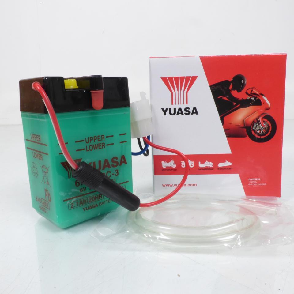 Batterie Yuasa pour Moto Honda 70 ST Dax 1980 à 1989 6N2A-2C-3 / 6V 2Ah Neuf