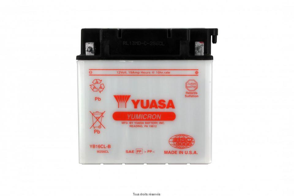 Batterie Yuasa pour Quad CAN-AM 500 Quest 4X2 Auto 2002 à 2004 YB16CL-B / 12V 19Ah Neuf