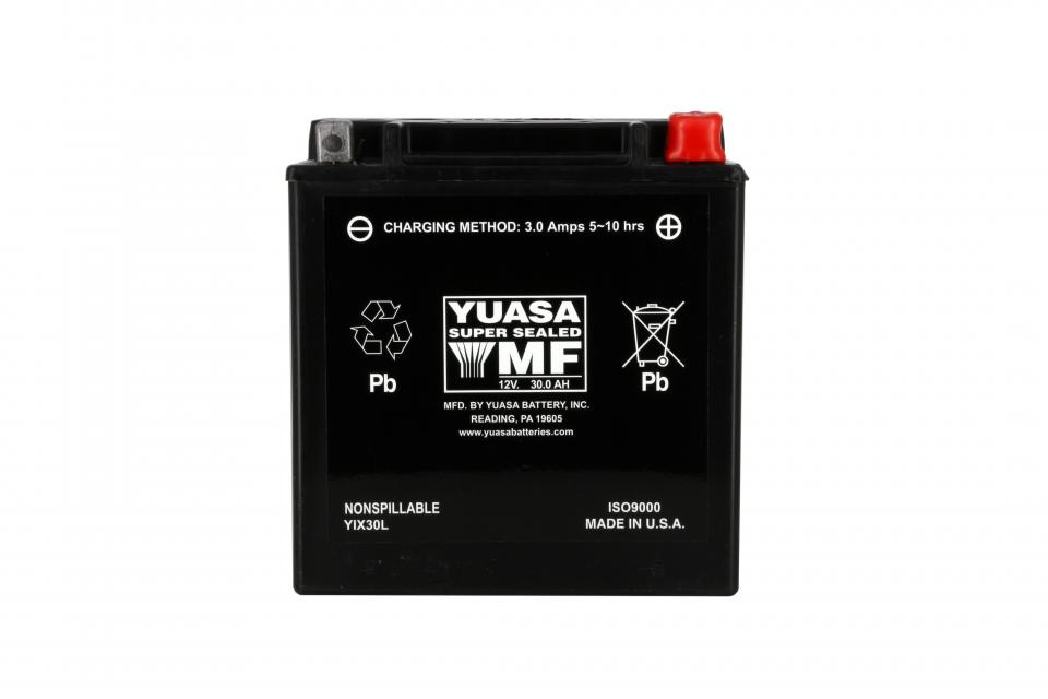 Batterie Yuasa pour Quad Polaris 700 Sportsman 2002 à 2005 YIX30L / 12V 30Ah Neuf