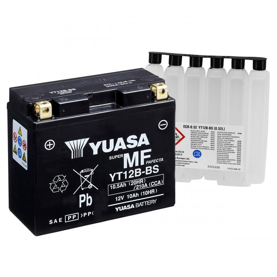 Batterie Yuasa pour Moto Yamaha 400 Xvs 2004 à 2020 Neuf