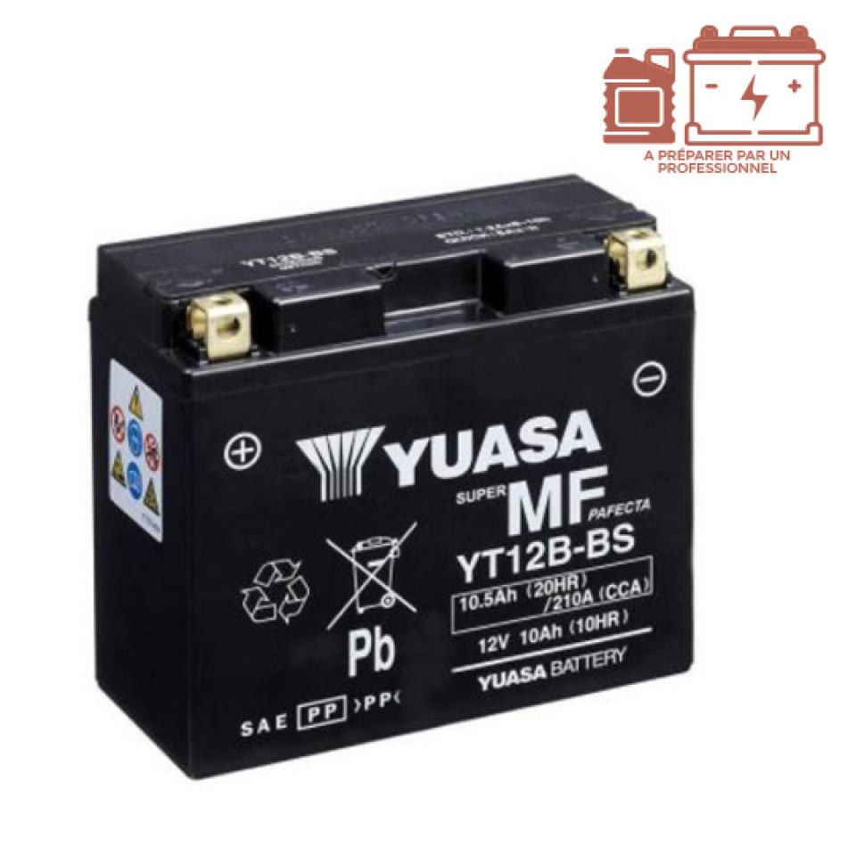 Batterie Yuasa pour Moto Ducati 400 Scrambler Sixty2 2016 à 2020 YT12B-BS / 12V 10Ah Neuf