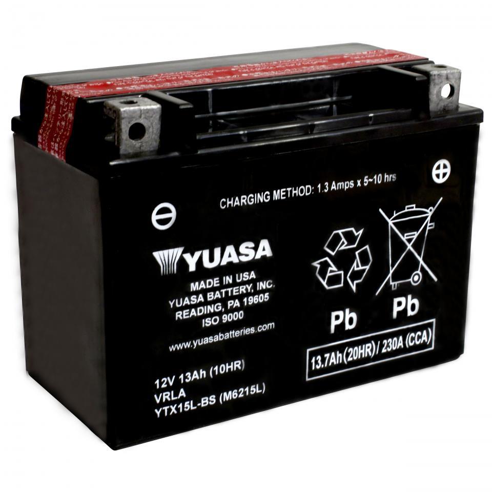 Batterie Yuasa pour Quad CAN-AM 650 DS X 2007 YTX15L-BS / 12V 13Ah Neuf
