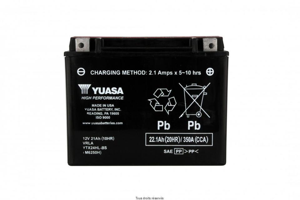 Batterie Yuasa pour Moto Yamaha 1200 XVZ 12 Venture 1983 à 1985 Neuf