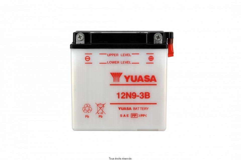 Batterie Yuasa pour Moto Honda 250 Rebel 1985 à 1987 12N9-3B / 12V 9Ah / MC13 Neuf