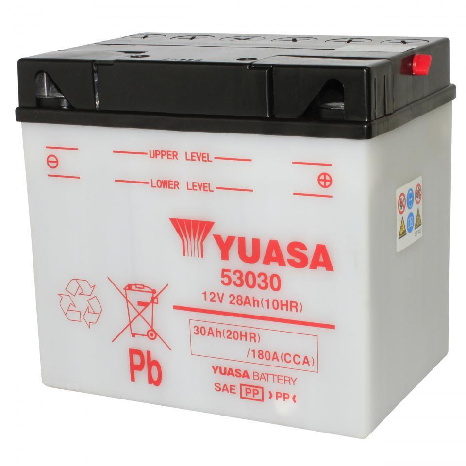 Batterie Yuasa pour Moto BMW 1000 K 1 Abs 1989 à 1993 53030 / 12V 30Ah Neuf