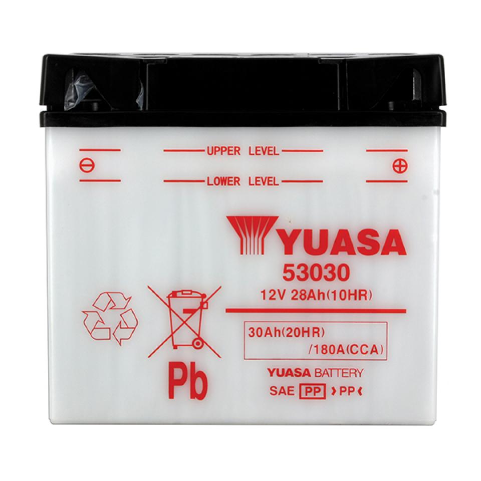 Batterie Yuasa pour Moto BMW 1000 K 100 Lt Abs 1986 à 1992 53030 / 12V 30Ah Neuf