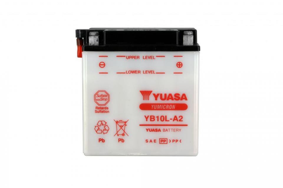 Batterie Yuasa pour Moto Suzuki 400 Gsx S Twin 1980 à 1987 YB10L-A2 / 12V 11Ah Neuf