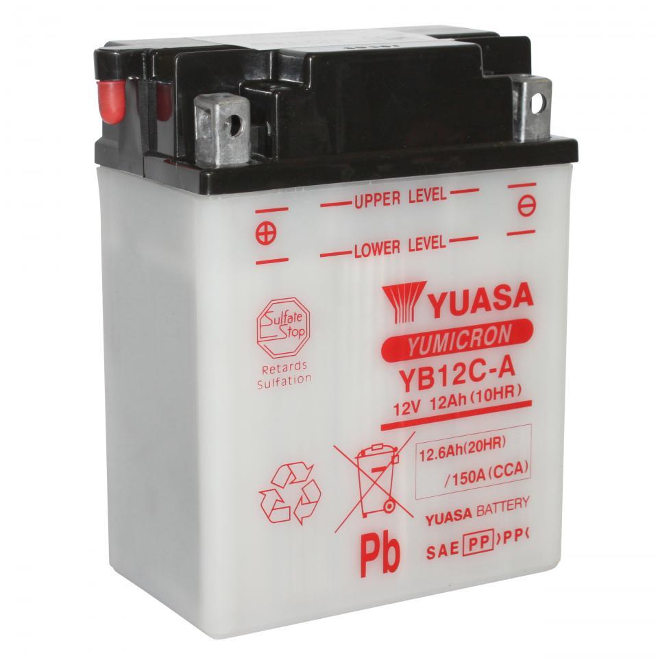 Batterie Yuasa pour Quad Yamaha 250 Timberwolf 1992 à 1998 YB12C-A / 12V 12Ah Neuf