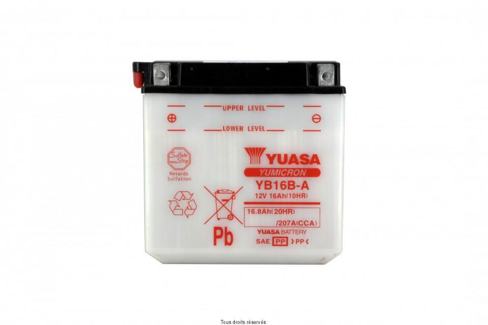 Batterie Yuasa pour Moto Suzuki 800 VX 1990 à 1997 YB16B-A / 12V 16Ah Neuf
