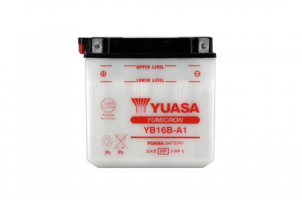 Batterie Yuasa pour Moto Suzuki 800 Vs Gl Intruder 1991 à 2003 YB16B-A1 / 12V 16Ah Neuf