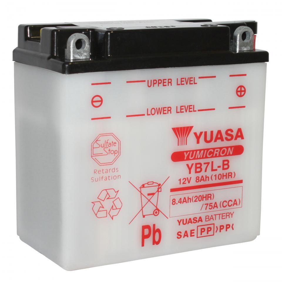Batterie Yuasa pour Auto Yamaha 125 Après 2001 YB7L-B / 12V 8Ah Neuf